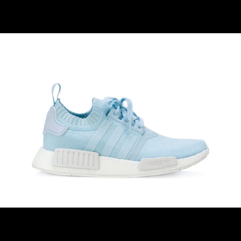 Adidas NMD_R1 Primeknit Sneakers Ice Blue Size 7.5